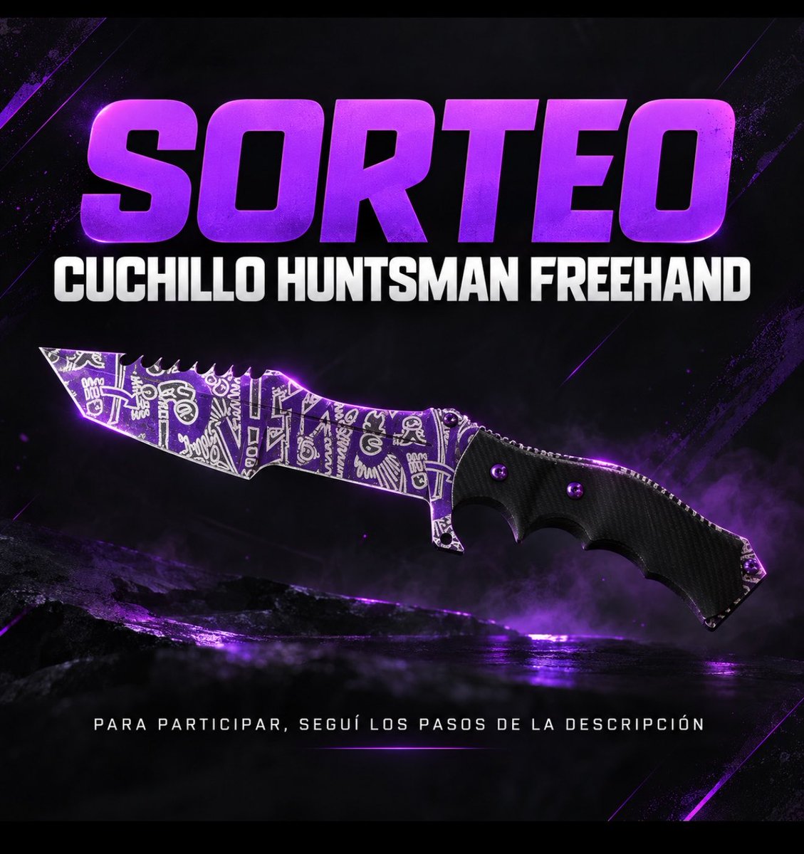 GordoReally's tweet photo. 🎁🔪 SORTEO HUNTSMAN FREEHAND

Para participar:
❤️ Like al tuit.
👥 Comentá etiquetando a 2 amigos.
▶️ Suscribite a mi YouTube https://t.co/CyLunmshCv (comenta la foto donde se vea que te suscribiste) 

📅 En 7 días, en vivo por Twitch: https://t.co/dYLU5lu0uy 🍀 https://t.co/1gDbNnqmMo