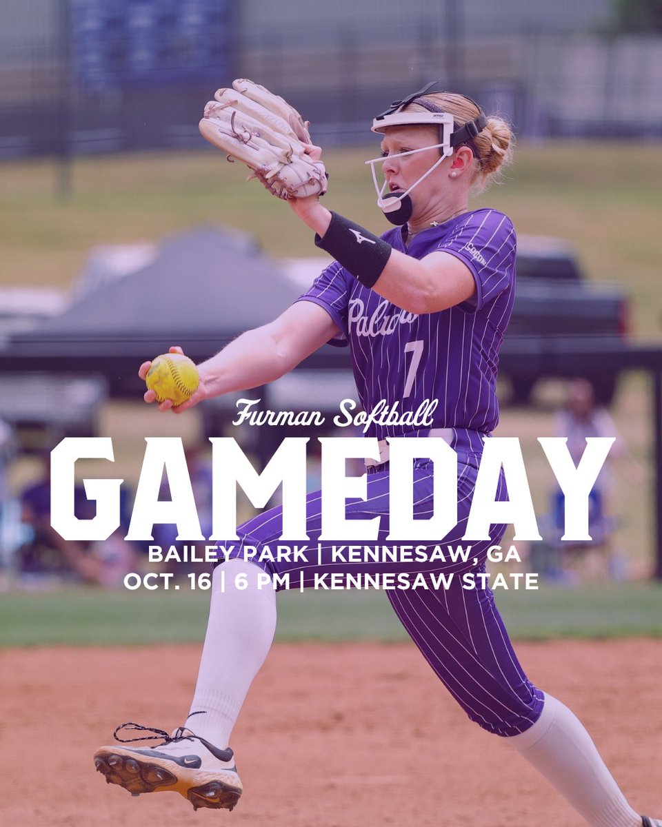 FurmanSB's tweet photo. 𝓖𝓪𝓶𝓮𝓭𝓪𝔂 𝓸𝓷 𝓽𝓱𝓮 𝓻𝓸𝓪𝓭  🚌

🆚 Kennesaw State
⏱️ 6 pm. EST
📍 Kennesaw, GA https://t.co/SOuKGuvaQT