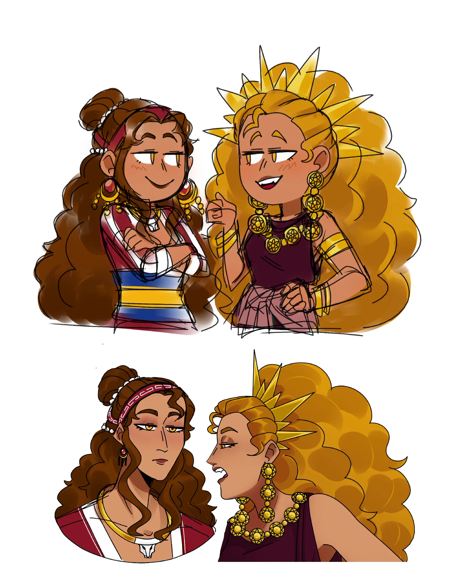 K!Piru ️ Open Commission on X: "🌅🌅🌅👀 ️ #Pasiphae #Circe #GreekMythology ...