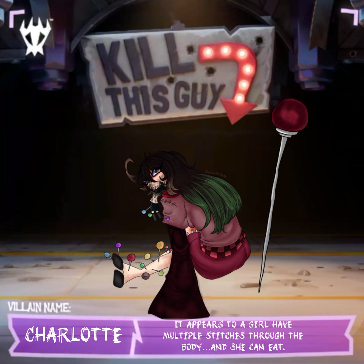 AlinaTexidor's tweet photo. [TW: black blood]

Meet Charlotte #cavsona #yumesona #cav #callingallvillains #ibispaintx https://t.co/LBN61KtzsL