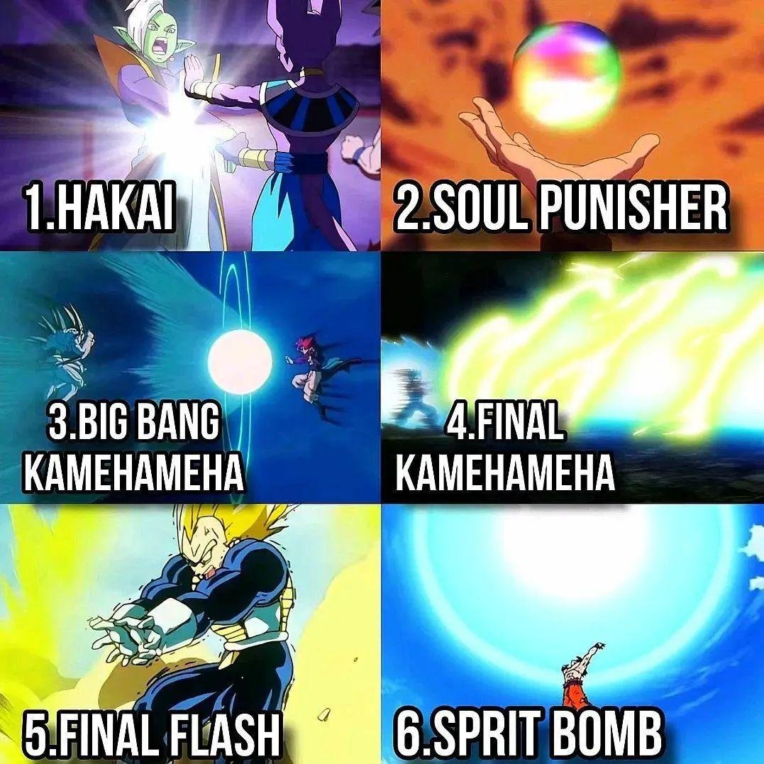 dbs_10_10's tweet photo. Which Dragon Ball Technique do you Like more? https://t.co/RKb2yhiCQg