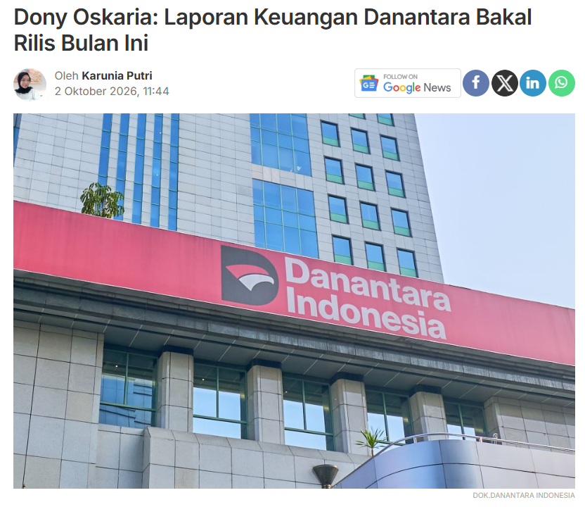 txtdaritaxpayer's tweet photo. Jangan lupa, COO Danantara janji Lapkeu Danantara bakal rilis bulan Oktober ini.

Informasi atau data apa yang paling lu tungguin dari lapkeu ini? https://t.co/gYlVp0Fia5