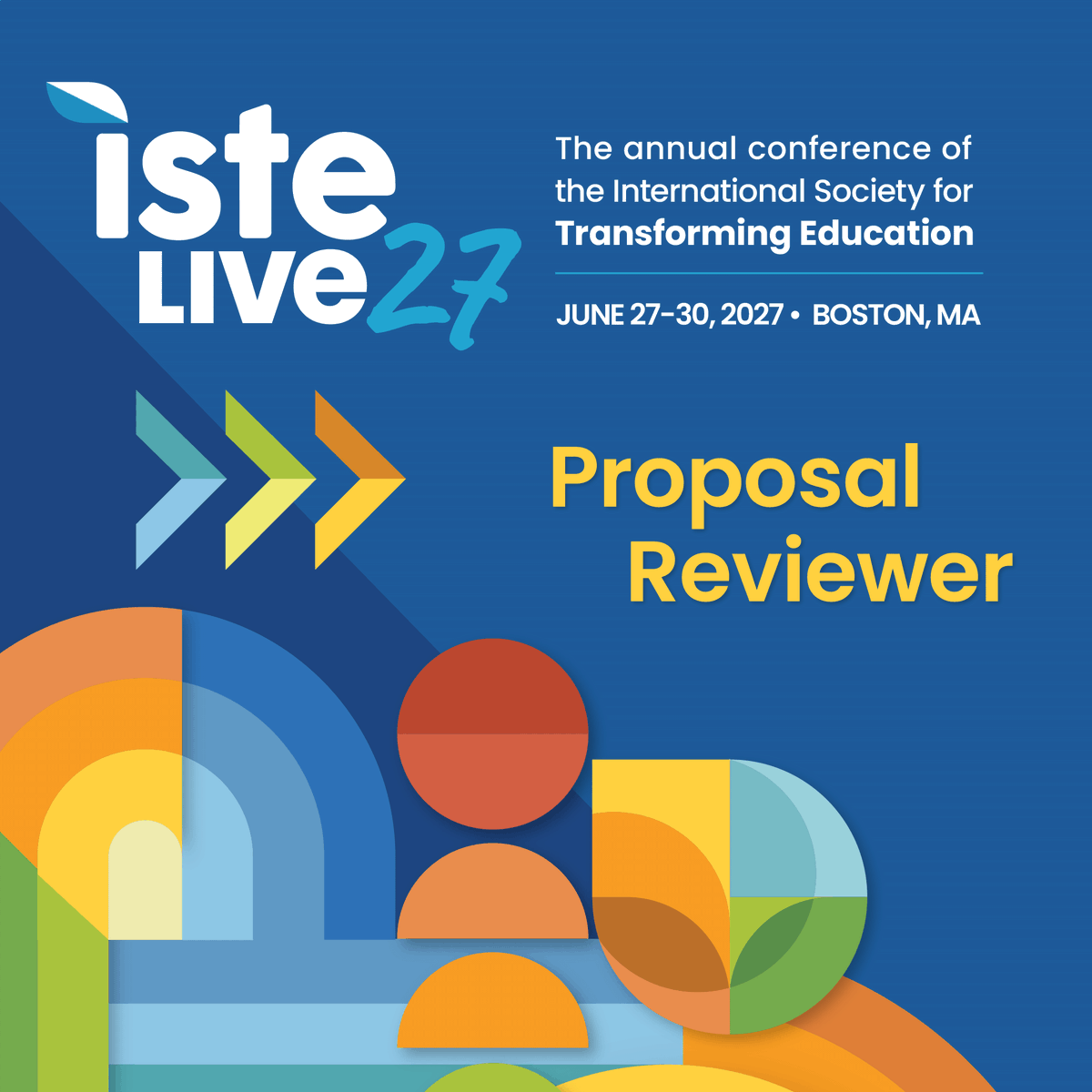 JessArturo57777's tweet photo. New role unlocked: Proposal Reviewer! ✨ Earning my ISTE Certification this summer was just the beginning. Excited to keep growing and giving back to the community. #ISTE #EdTech #ADE https://t.co/gnigEAxhb5