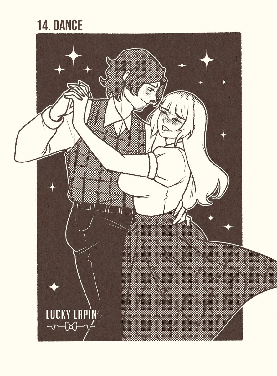 Lapinlazuli_'s tweet photo. [Day 14] Dance 
A Happy married couple dancing while their kid is sleeping
#daarin #daarintober #fearandhungertermina #funger https://t.co/58lXfQkGr5