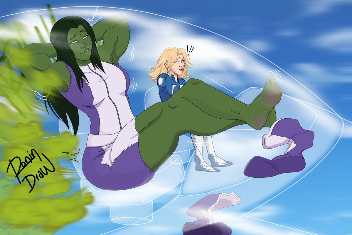 Ronindrawart's tweet photo. She-Hulk is the best co-pilot 🔥

#shehulk #fart https://t.co/3kqlFlQhh6