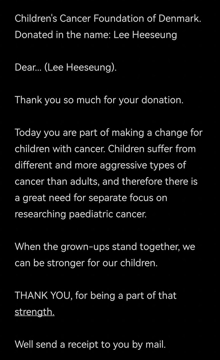irasluv's tweet photo. I am donating to my national Children's Cancer Foundation as a small contribution to hopefully make the future brighter for children who are battling cancer.

I wanted to donate in Evan's name on his birthday, because his story inspired me to be even more proactive in helping children in any way I can. Perhaps we can all inspire each other in helping even more. As an adult with a chronic illness my biggest wish is to help prevent or ease the battle for anyone else and especially children who may have to go through something like that.

HAPPY EVAN DAY
#OverflowingLoveForEVAN
#아로새겨_시작될_에반의_날 #EVAN #에반
@h_evva_n @evan_officialJP
