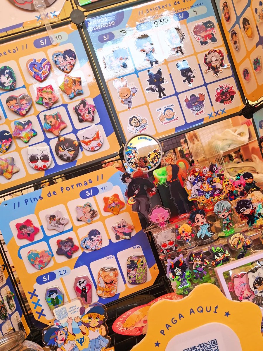 tulipan_works's tweet photo. Last weekend Con's booth!! 💙💛 #SugoiFest https://t.co/FgEkvI6aOn