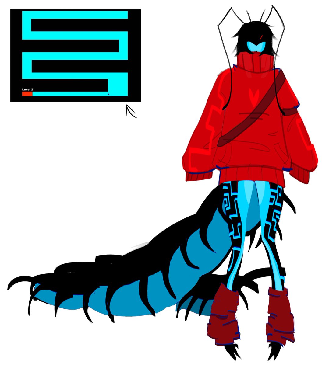 sapphireprayers's tweet photo. my actual sona and sorta regretevator oc

her name is hachimi and her form of escapism is through overworking herself ok...?

#sona #regretevator https://t.co/jy5c9YZ3yL