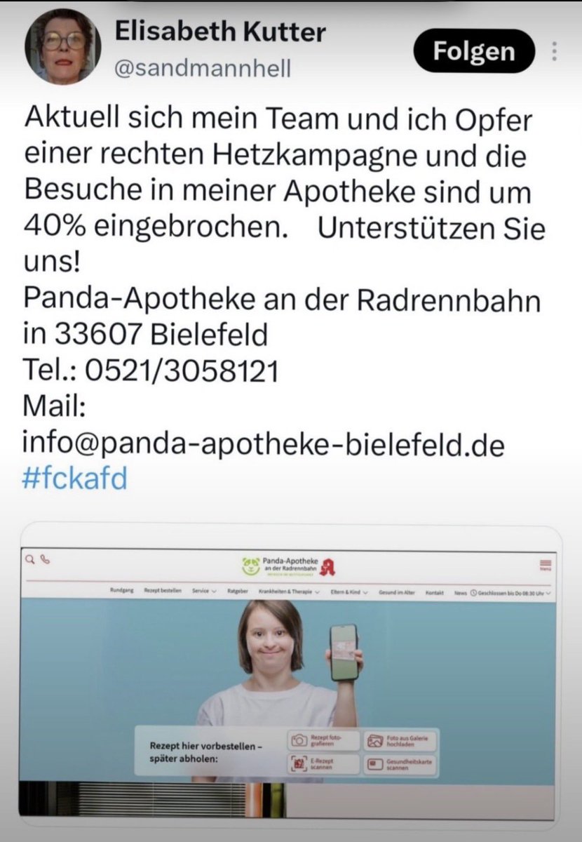 FritzIdaHerrman's tweet photo. @Heimarbeit5 Panda Apotheke heult. https://t.co/s2CPWwQaZ8