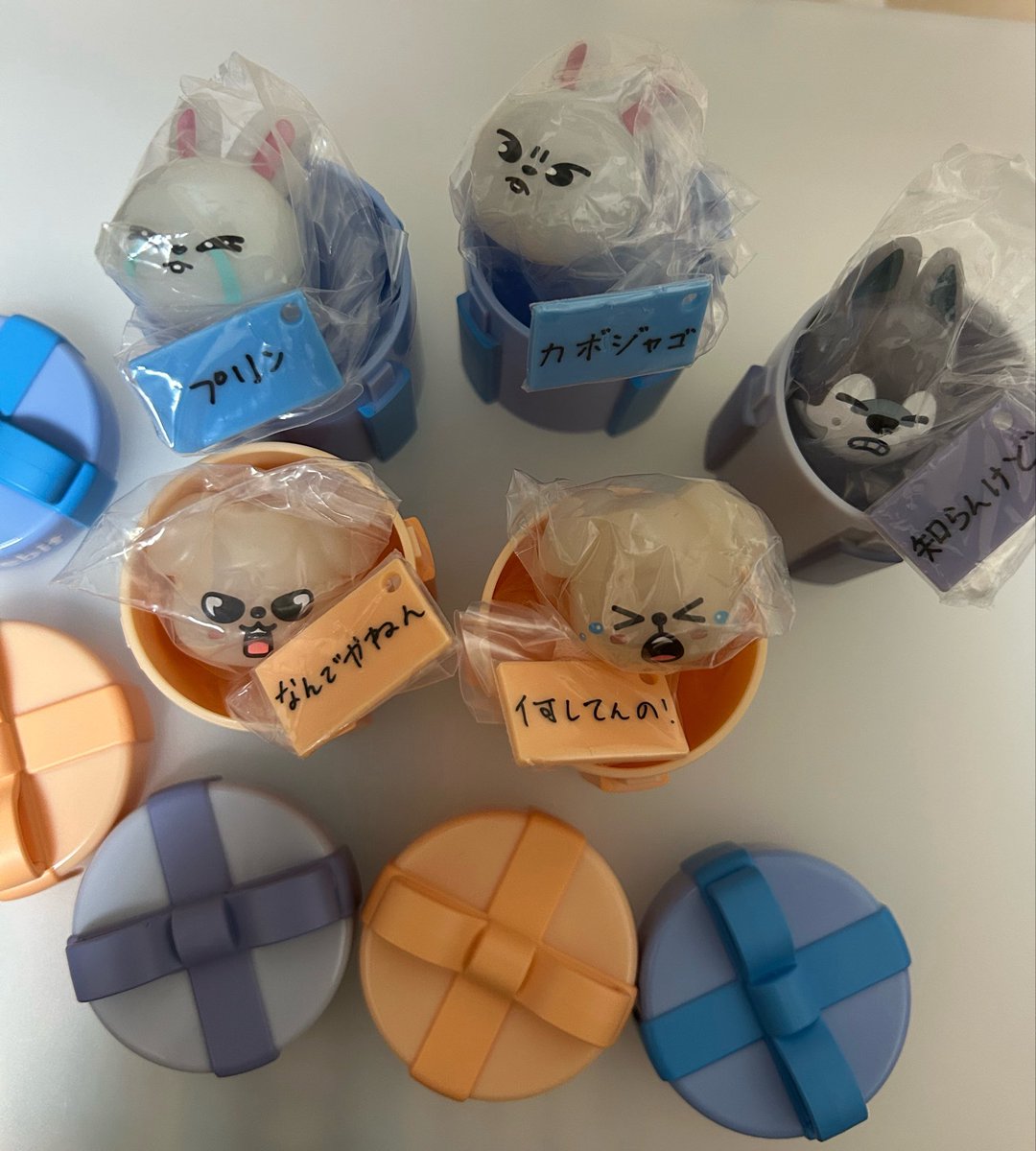 pepepe__8's tweet photo. Straykids SKZOO 
ぷくっとバースデークリアリング 
スキズ ガチャ 

譲▶︎▷1枚目
ウルフチャン リービット パピーム

求▶︎▷2枚目 コンプのため
ジニレット フォクシニー
トゥェッキ ハンクォッカ ポガリ

郵送での交換希望です🍀*゜
纏めての方優先させていただきます。 https://t.co/PLoYsUaTTU