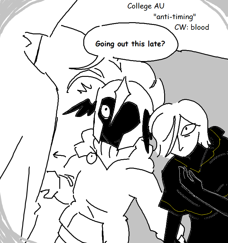 strandpeach's tweet photo. College AU "anti-timing"   
🧵(1/4)      
#collegeAU #sfawtde #alternateuniverse #d3rlord3 https://t.co/NwepbwdXfU