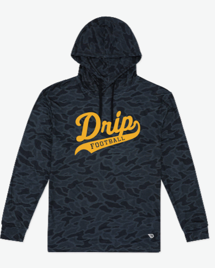 DripFB's tweet photo. Football weather is finally coming Friday night. Thanks to our friends @BURLEBOoutdoors, we'll be selling our new team gear at Friday's game. Get yours first at the @PigskinsDs tailgate in the north parking lot! 
#TPD #Ambush 🐯🏈
@DrippingTigers @OneTigerNation https://t.co/I969BxrMj6