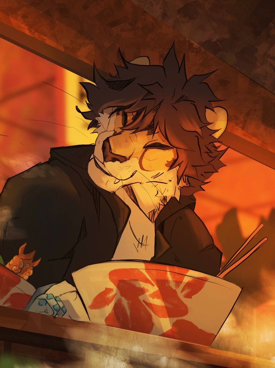 spikethecheetah's tweet photo. I love hot things, especially my ramen 🍜 https://t.co/8y9DFHW1Bp