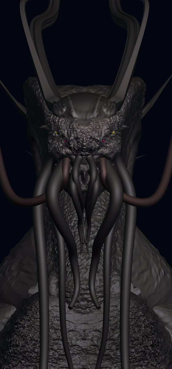 ozzgj9's tweet photo. #NomadSculpt
#3D

Cthulhu(造形中)
本格的か造形に入り乏しい知識の中頭を巡らせて造形しております。インスピレーション働かせます。 https://t.co/jjT4sPZEFs