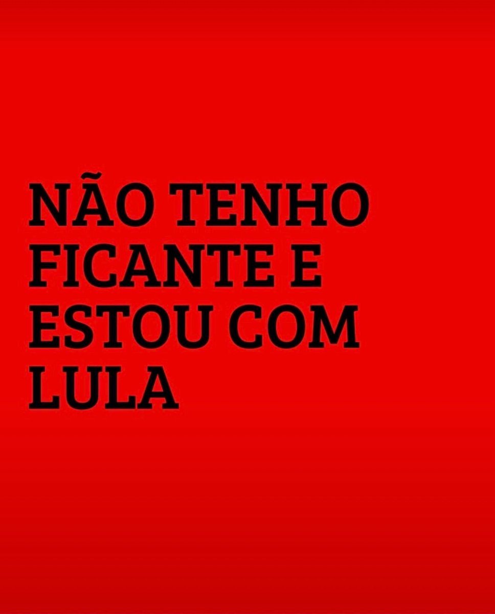 jiminotivos's tweet photo. tenho ciúmes possessivo e estou com o lula.
gosto de mandar em homem e estou com o lula.
gosto de provocar mulher e estou com o lula.
ESTOU COM O LULA‼️⭐️ https://t.co/VwGHGrcMY0