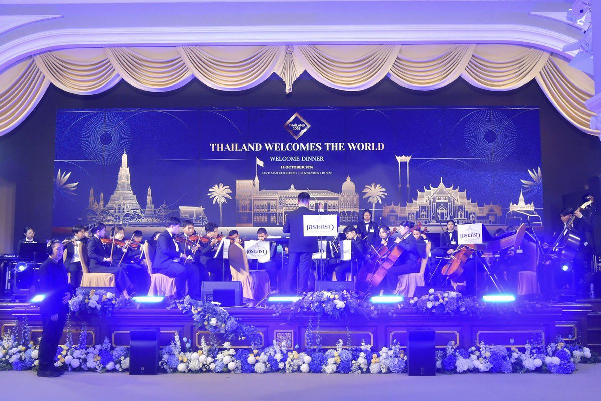 preemcot's tweet photo. นายกฯ ชู soft power ไทย สร้างความประทับใจ ในงาน Welcome Dinner ต้อนรับรัฐมนตรีว่าการกระทรวงการคลัง และผู้ว่าการธนาคารกลาง เข้าร่วมการประชุมประจำปี IMF -World Bank Group 2026  อ่านต่อที่ >>>> https://t.co/9k28lZR0gM https://t.co/xszovyjcXs