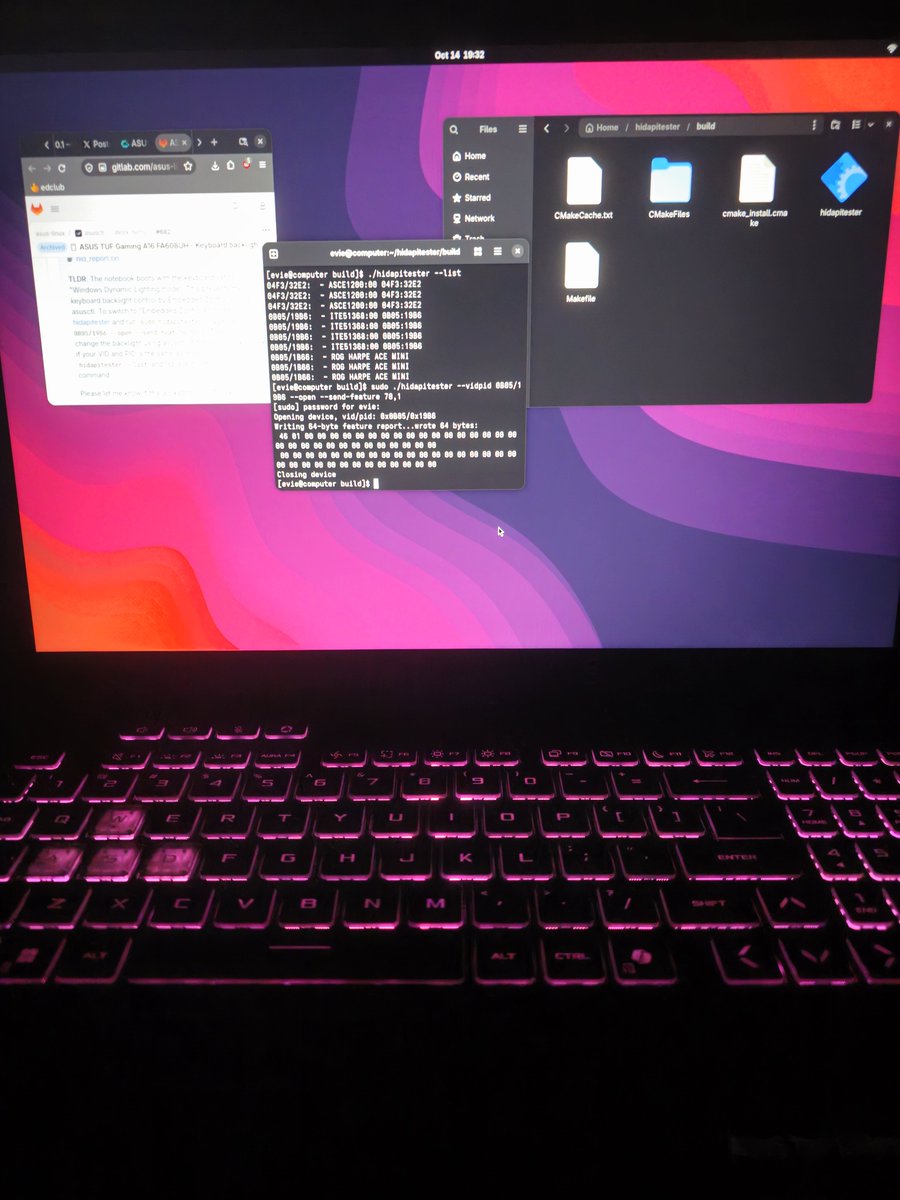 PegacyX's tweet photo. yay working keyboard backlights ! https://t.co/qbAzuwxSlI