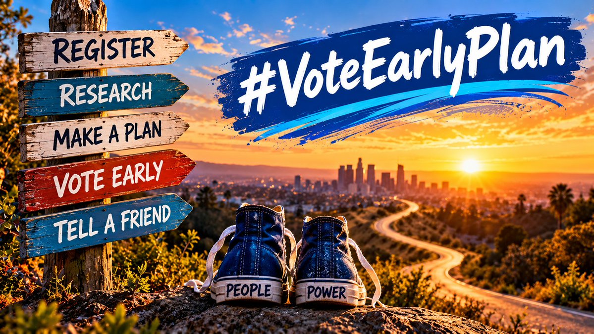 realTuckFrumper's tweet photo. Early voting is democracy with fewer plot twists. Check your registration, know the deadline, pick a day, and handle it before life invents twelve new emergencies. Procrastination has enough hobbies already. #VoteEarlyPlan https://t.co/7z7CcAUAyu