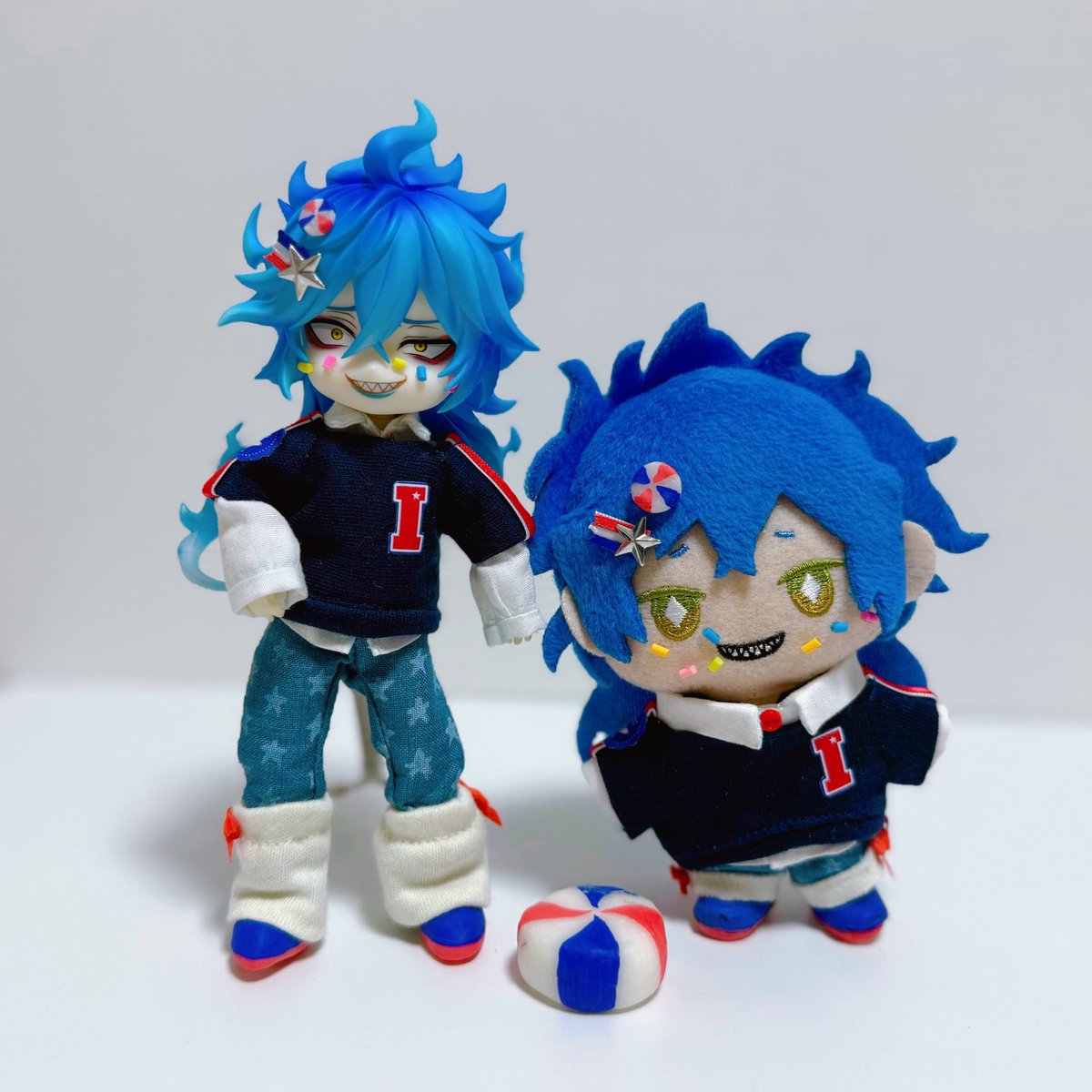 idan1218z's tweet photo. Sugar Race 🍬Idia Shroud💙
twst沼に落ちてから初めての推し登場イベだったので、ねんとぬいおそろいで作ってみました🪡🧵 https://t.co/DKiiAjMqLj