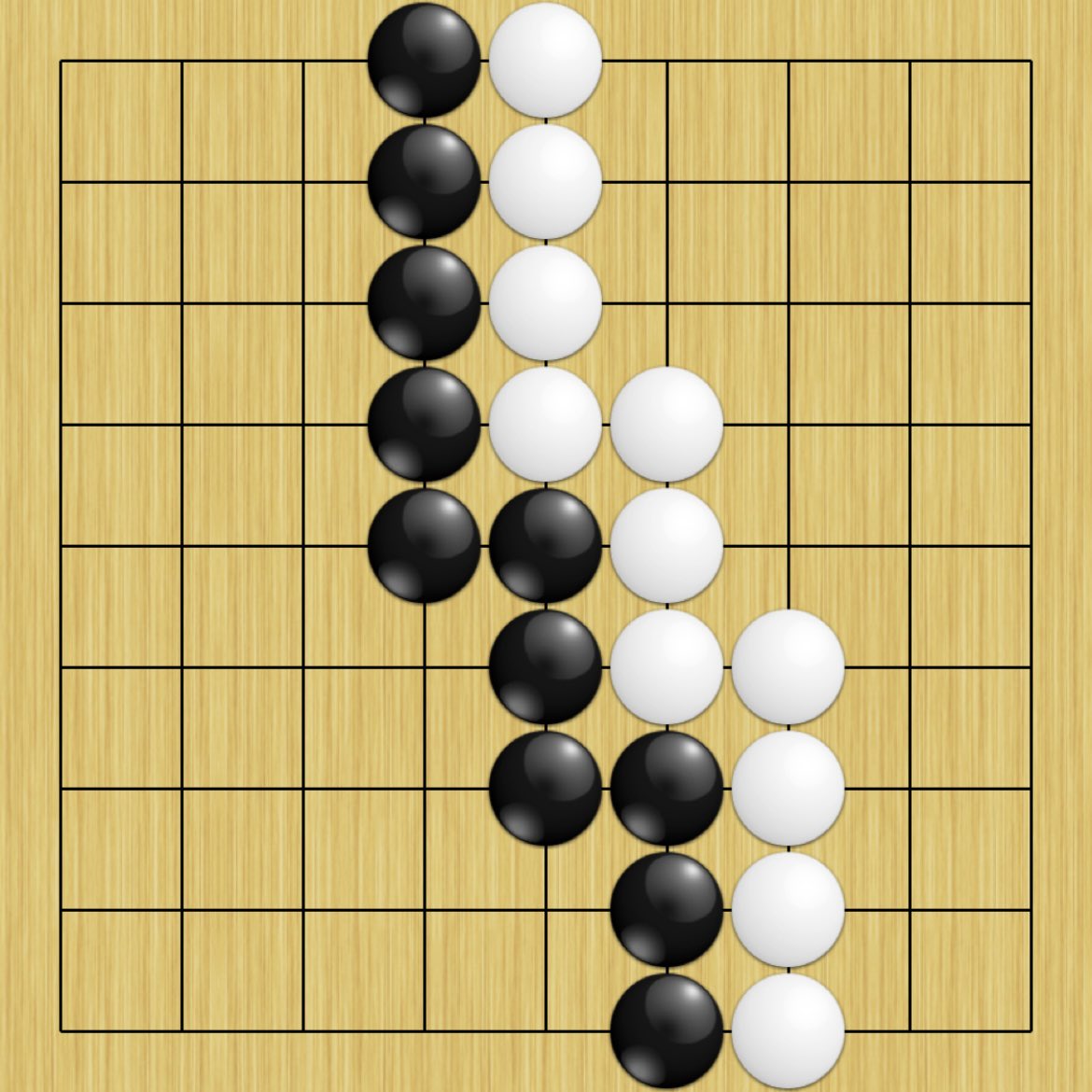 t0_0_o's tweet photo. 囲碁はルールが難しすぎる！！！
というポストを何件も見かけた。私は小学生から囲碁をやってたからルールが難しいのかどうかよくわからない。囲んで作った陣地が大きい方が勝ち、くらいはみんな知ってるよね？？ https://t.co/uPqhxgXXkI