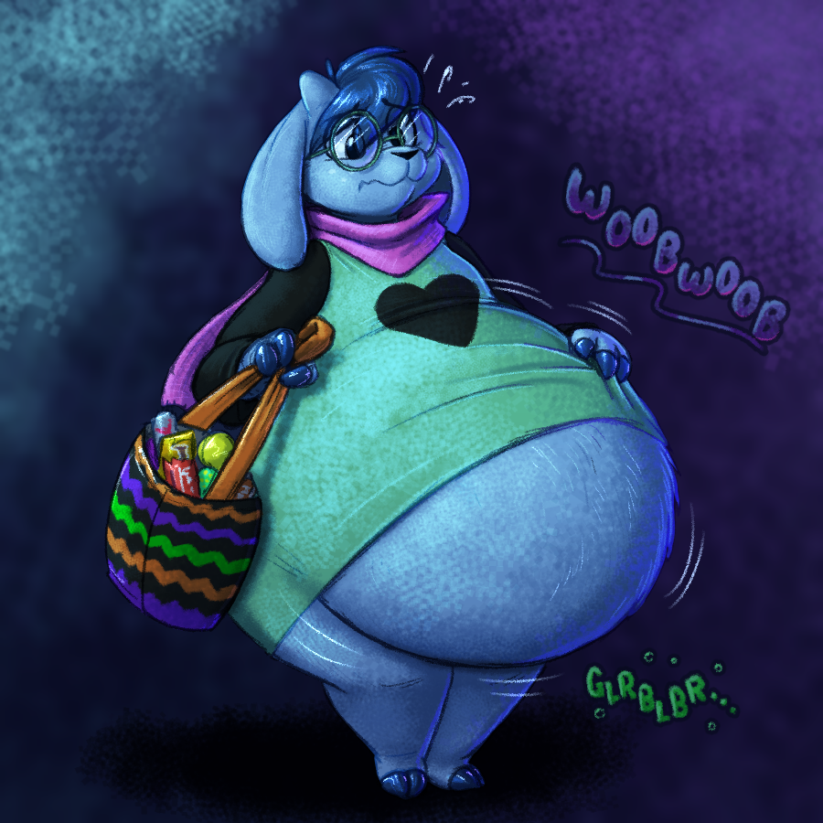 ScottCalico's tweet photo. Halloween #14 for Huckleberry Bleu https://t.co/CqJvXr1ic2