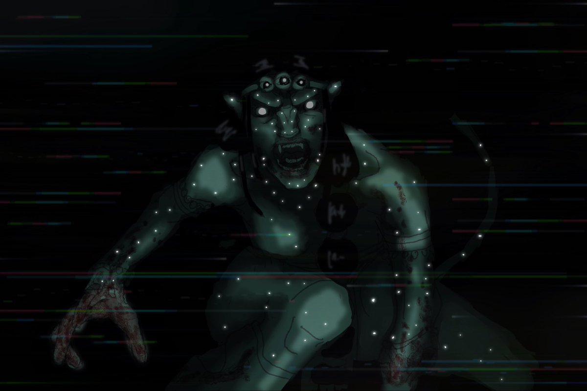 pink_alien_br's tweet photo. Still under a lot of pressure from work 😭 but I managed to do this rendering practice! Really loving the horror vibes ✨💙

#AvatarFireAndAsh #AvatarPandora 
#NaViOC #AvatarFrontiersOfPandora #AvatarOC https://t.co/uveK6MuPjZ