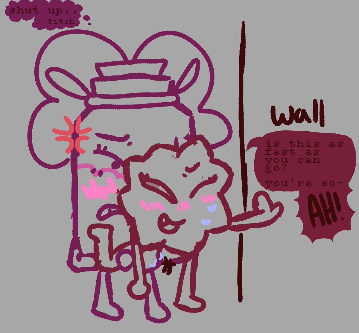 grimdarkmodus's tweet photo. day 1: bratting

hai gb and star candy.... enemies with benifits i see #oscnsfw https://t.co/UTkq5rG5pf