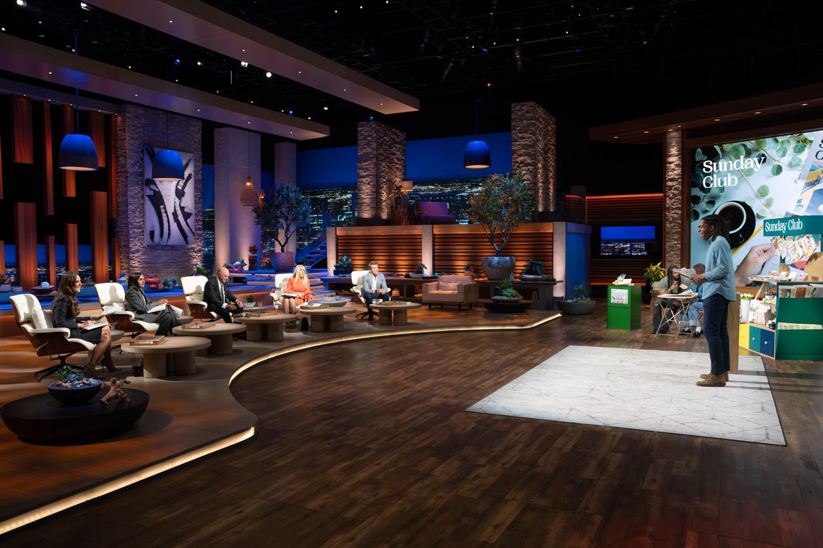 ABCSharkTank's tweet photo. Will it be easy like Sunday morning for Sunday Club? 🗞️ See if the Sharks want to continue reading all about it! #SharkTank https://t.co/yGgu78rPxl