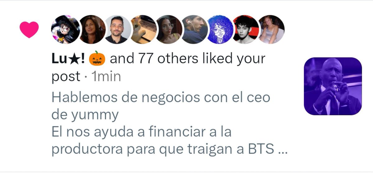 ckkookgi's tweet photo. Este consultor de mercadeo, productor audiovisual le dió like a mi tuit... https://t.co/tRqpwnXWkR