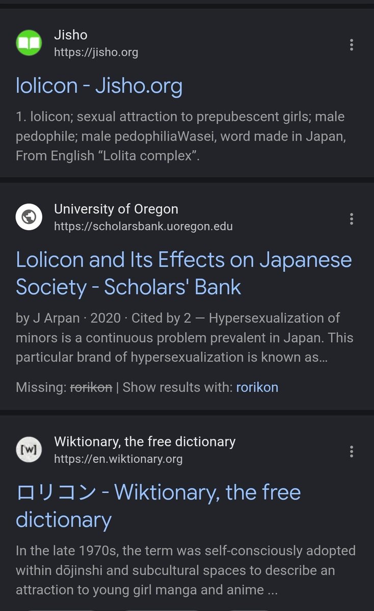 Slime_dude111's tweet photo. @kawaiwormfood Lolicon is a portmanteau of Lolita and complex. You should know what Lolita is but here is a screenshot of it's Wikipedia entry just in case and to be even more clear with you here is 3 other definitions of lolicon. You are an absolute bafoon and you should grow as a human being. https://t.co/z6FVVT3gi4