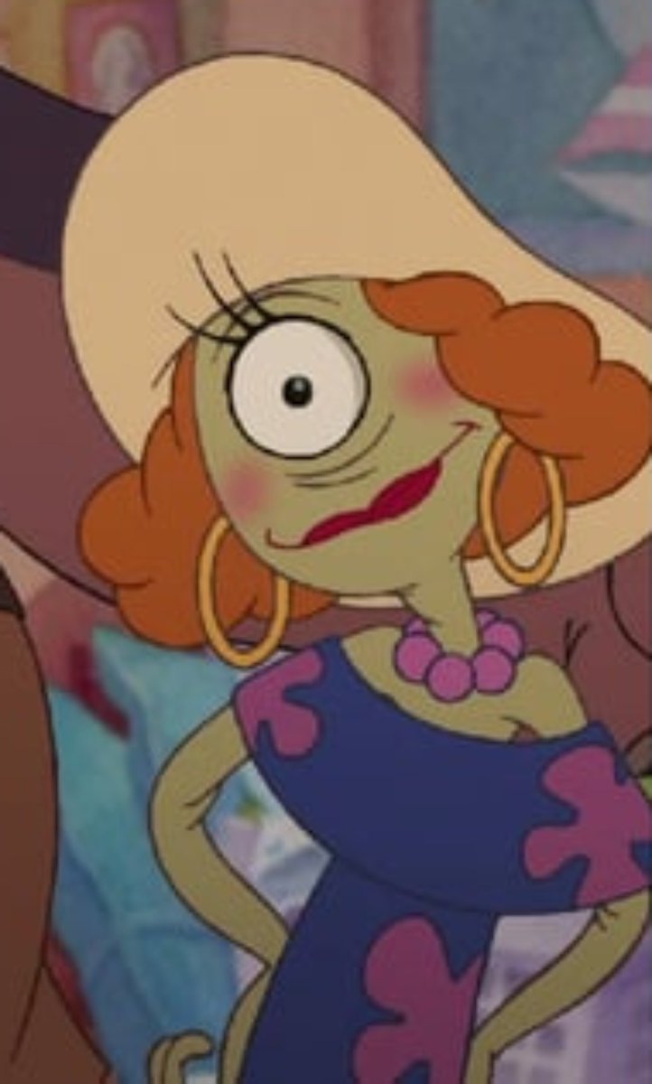 eclipsementalx's tweet photo. eran el agente Pleakley de Lilo &amp; Stitch https://t.co/e2z8BjFAR9