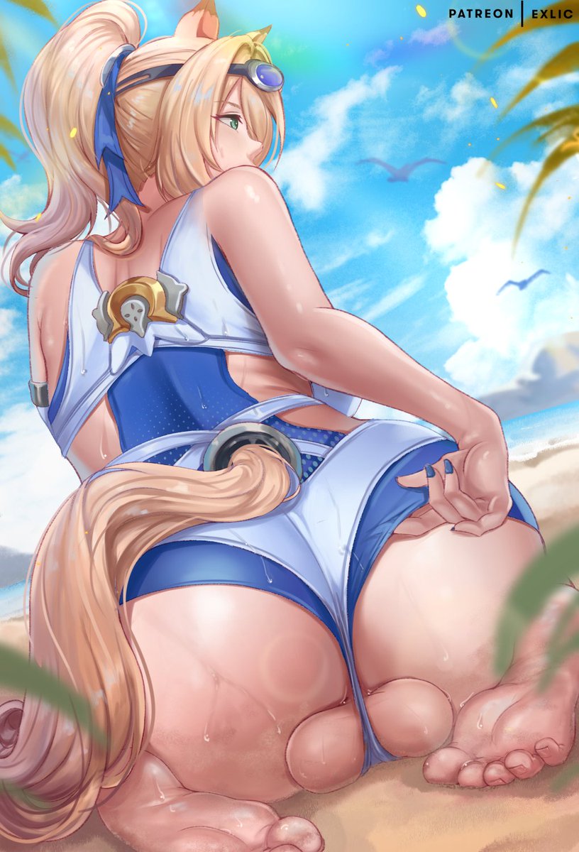 ArtExlic's tweet photo. Sigrid de L'Azur  from Zenless Zone Zero (futa) https://t.co/qXMVb8QcBf