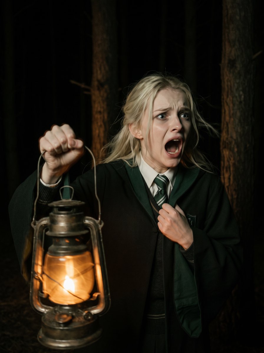 Tomw852's tweet photo. Harry Potter & #malfoid #malfoy (the Forbidden Forest) — A Heart That Won’t Keep Quiet

1️⃣
Malfoy: "Potter, this is barbaric. Wandering a filthy forest like common servants... my father shall hear of this."
Potter: "Malfoy, save it. If you’re that scared, run back to the castle."
2️⃣
Potter: "Malfoy, quiet! Behind those roots... something's moving."
Malfoy: "Potter... keep your wand up! Don't let that foul beast near me!"
3️⃣
Malfoy: "Potter, DISPOSE OF IT! GET IT AWAY! AAAAAAH!"
4️⃣
Potter: "Malfoy, it’s just a toad! Haha... 'Dispose of it'?"
Malfoy: "Potter, shut up! Breathe a word of this, and you’ll bitterly regret it!"