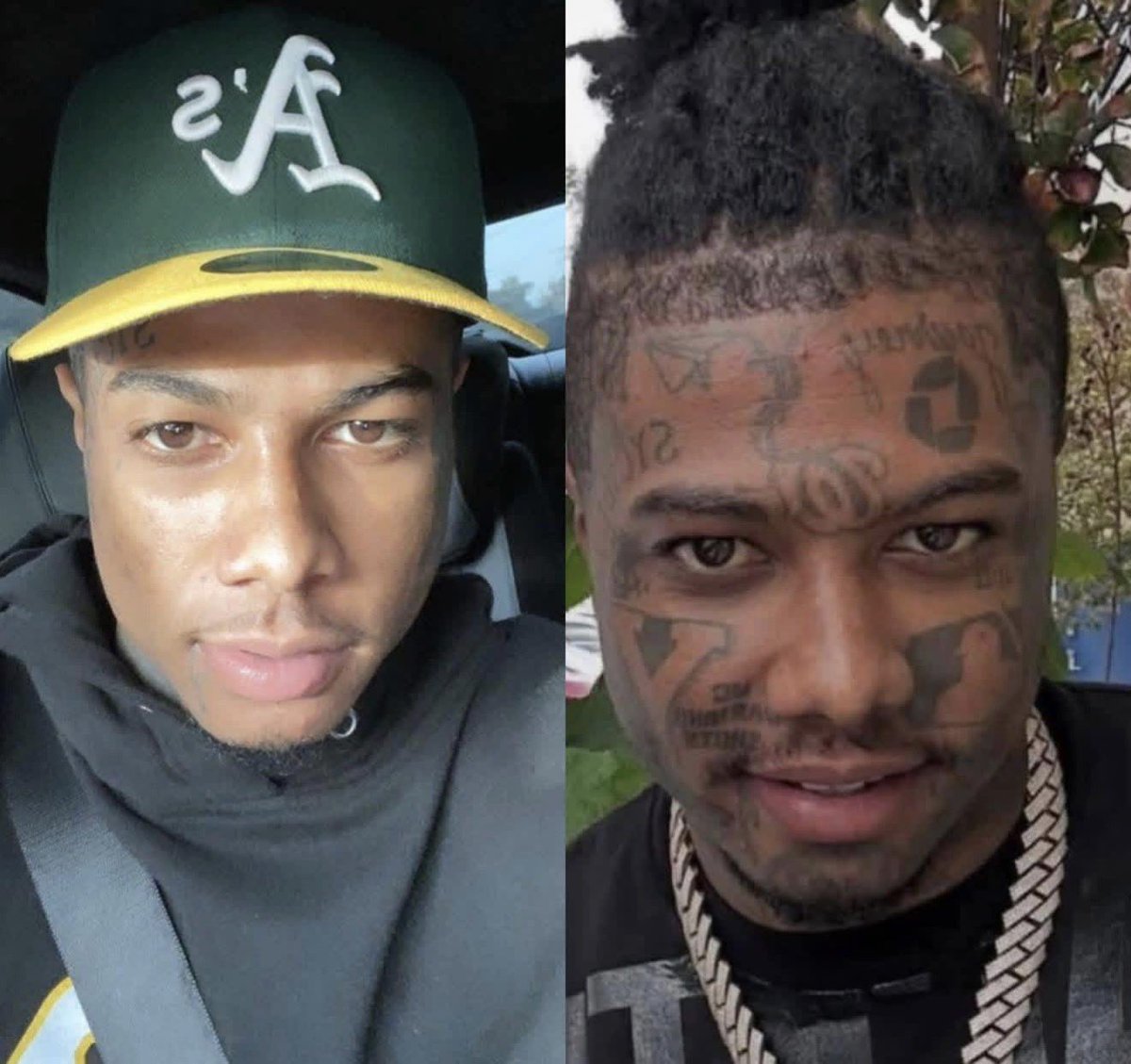 _PhallonX0X0's tweet photo. Idc what he say somebody held him down and put that shit on his face. Why would you ruin your face like that. 🤣 https://t.co/EMacYvI5g9