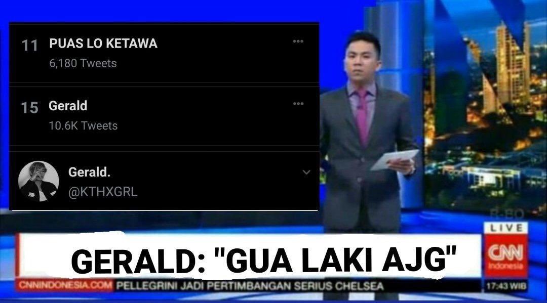 ddarknoom's tweet photo. 2. Gerald ava kth itu confess ke nana dengan ngetwt "ava yeji latar item. dn 4 huruf terus ada titik. I have a crush on u" orangnya gapeka jdi langsung di tag tapi ditolak eh taunya nana ini tuh akun dia jga, terus yg bilang "gua laki jing" sama trending "PUAS LO KETAWA" https://t.co/eJYZfwVv4e