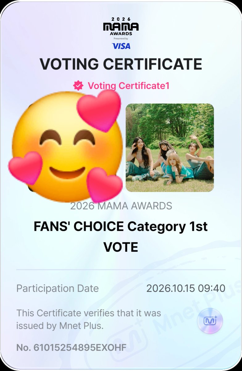 Winnie91619's tweet photo. #MAMAMOO #2026MAMAVOTE https://t.co/iI9hHyJvfh