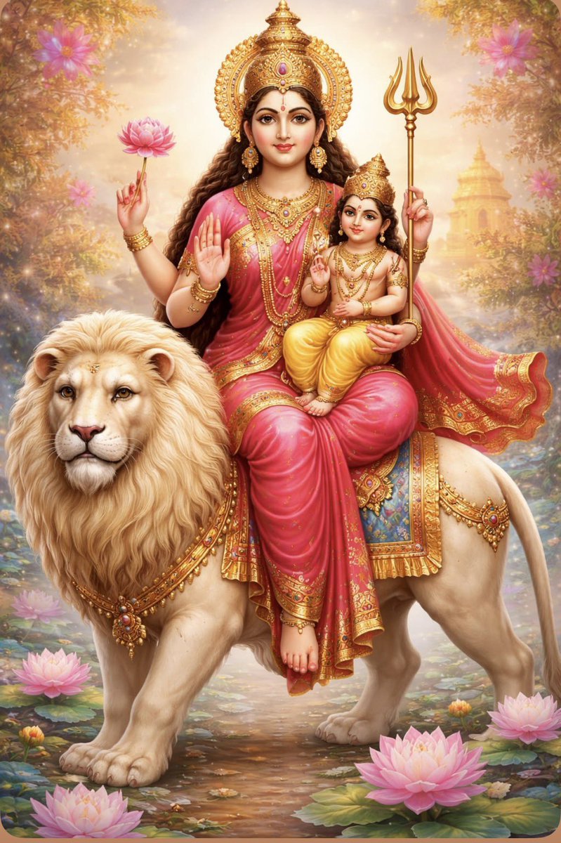 Rustic_Bhayuu's tweet photo. आज 5वां नवरात्र – माँ स्कंदमाता का दिन है (15 अक्टूबर 2026, गुरुवार, शुक्ल पक्ष पंचमी)

कमलासना माँ स्कंदमाता,
सुख-समृद्धि की भाग्य विधाता।
कृपा करो माँ, रखना ध्यान,
सदा सुखी रहे मेरा परिवार। ❤️
🌼 ॐ देवी स्कंदमातायै नमः 🌼
जय माता दी 🙏

#Skandamata
#5thNavratri
#Day5Navratri https://t.co/VSNH8qR8fW