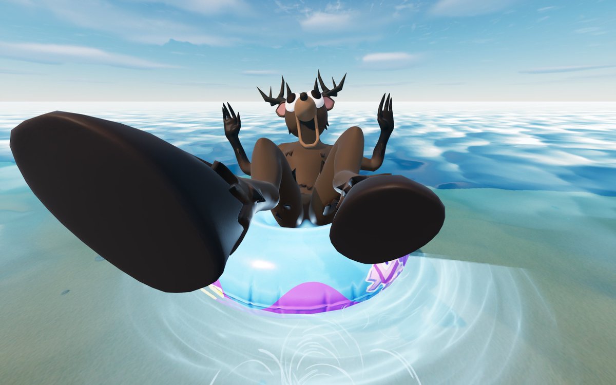 SlushieSundae's tweet photo. This deer's going to get all wet

#Fortnite #99NightsInTheForest https://t.co/kQI3mYfnwW