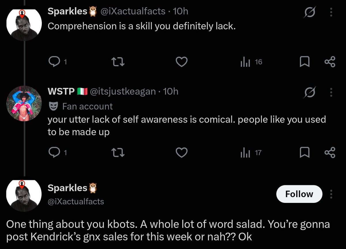 itsjustkeagan's tweet photo. "word salad" and it's just me calling him an airhead https://t.co/ujvFAZ4M6v