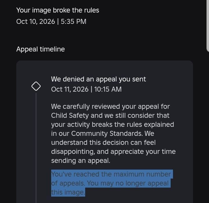 AzuliNightshade's tweet photo. UPDATE 1 ON MY FALSE BAN ISSUE:

"Appeal through the Violations and Appeals page!"

...So you see-

@Roblox @DavidBaszucki #Robloxㅤ #RobloxDev #RobloxBans #Ban #ImTooLazyToAddMoreTags https://t.co/SeP3j6ahjE
