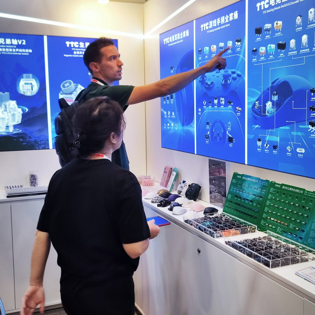 TTCswitch's tweet photo. That’s a wrap on the Hong Kong Global Sources Consumer Electronics Show! 🎉

The booth was buzzing with excitement, and it was amazing to see so many visitors getting hands-on with our products and showing such great interest. Our new MagSpeed Scroll Wheel also received an enthusiastic response! 🔥

A huge thank-you to everyone who stopped by to experience TTC products. Your support means a lot to us. See you at the next show! ❤️

#TTC #GlobalSources #ConsumerElectronics #MagSpeedScrollWheel #keyboardswitch