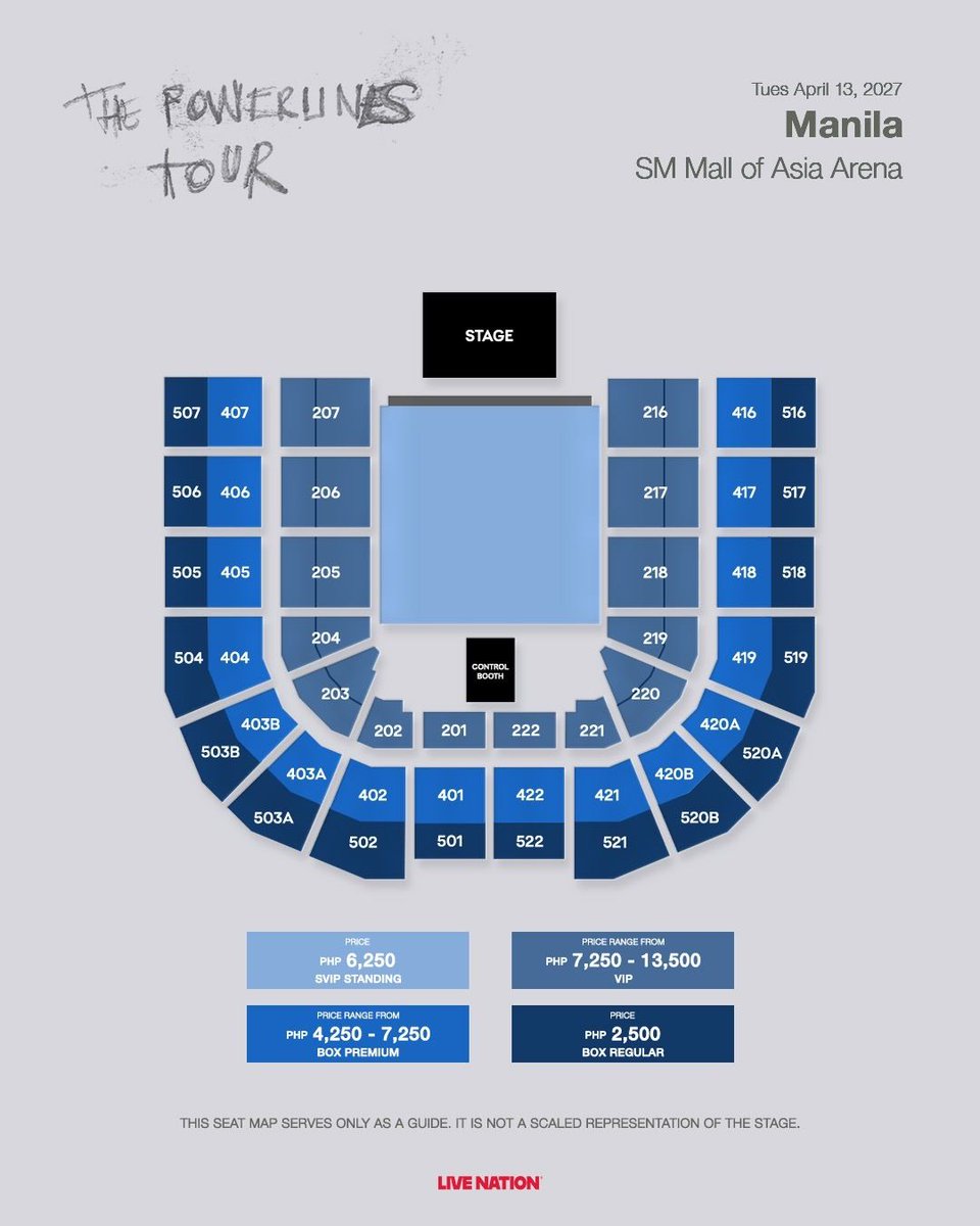 livenationph's tweet photo. Manila, it’s time! 🎟️

Ready to see beabadoobee live? General Onsale begins TODAY at 12PM!

Get your tickets via https://t.co/BzT8IpZFRC.

beabadoobee: The Powerlines Tour
📅 April 13, 2027
📍 SM Mall of Asia Arena

Visit https://t.co/TFXFfjw9Mh for more details.

#beabadoobeeInManila
