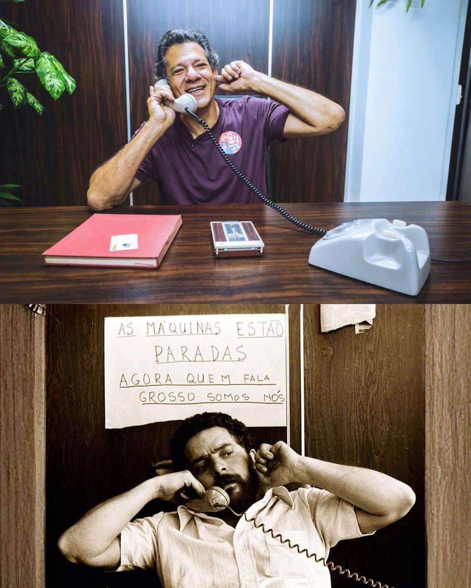 Haddad_Fernando's tweet photo. “As máquinas estão paradas. Agora, quem fala grosso somos nós!” https://t.co/xWoDNqz3js