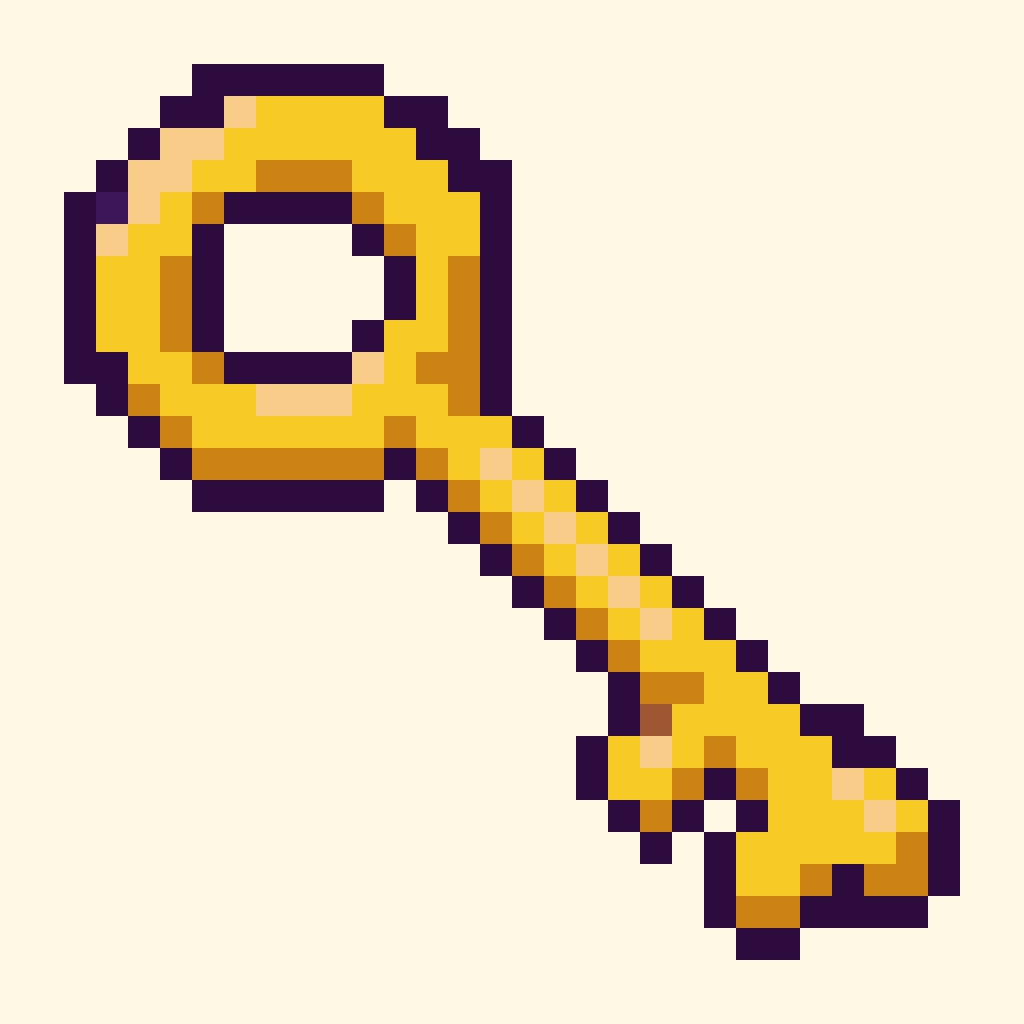 inkroom_ai's tweet photo. Four pixel props, one 32x32 grid, one palette. Generated on InkRoom, then snapped to the grid. https://t.co/X8rTUkAn0Y