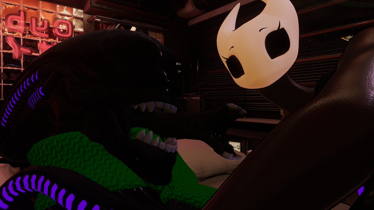 Christo58649760's tweet photo. found this cute needy little bug thought id help her out
#vrchat #furry #bug #alien #fursona #xenomorph #erp #yiff #silksong #hornet https://t.co/cNOhggJBuh