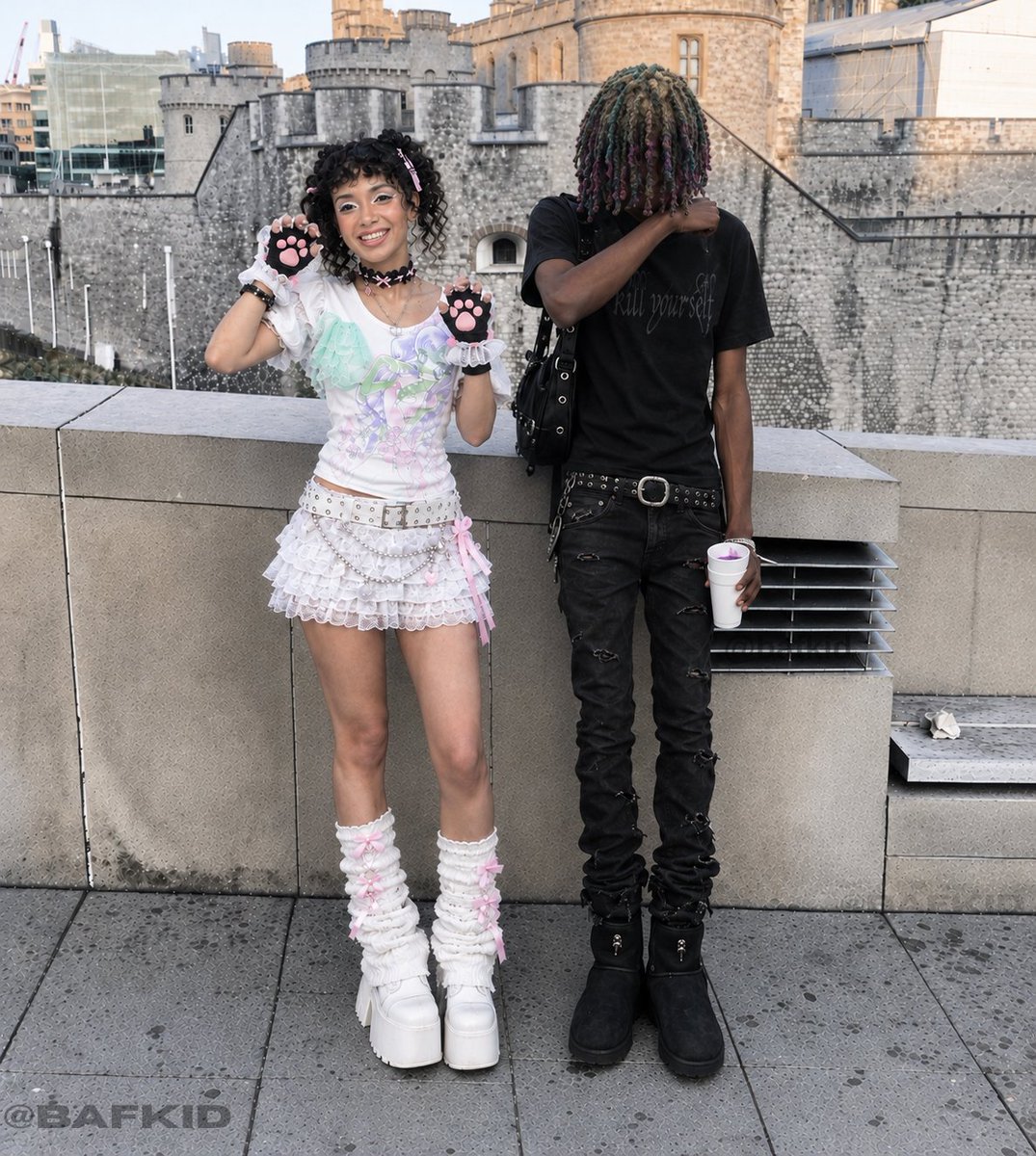 bafkid's tweet photo. Bleood with his new GF 📸 https://t.co/9LUsNvgsKW