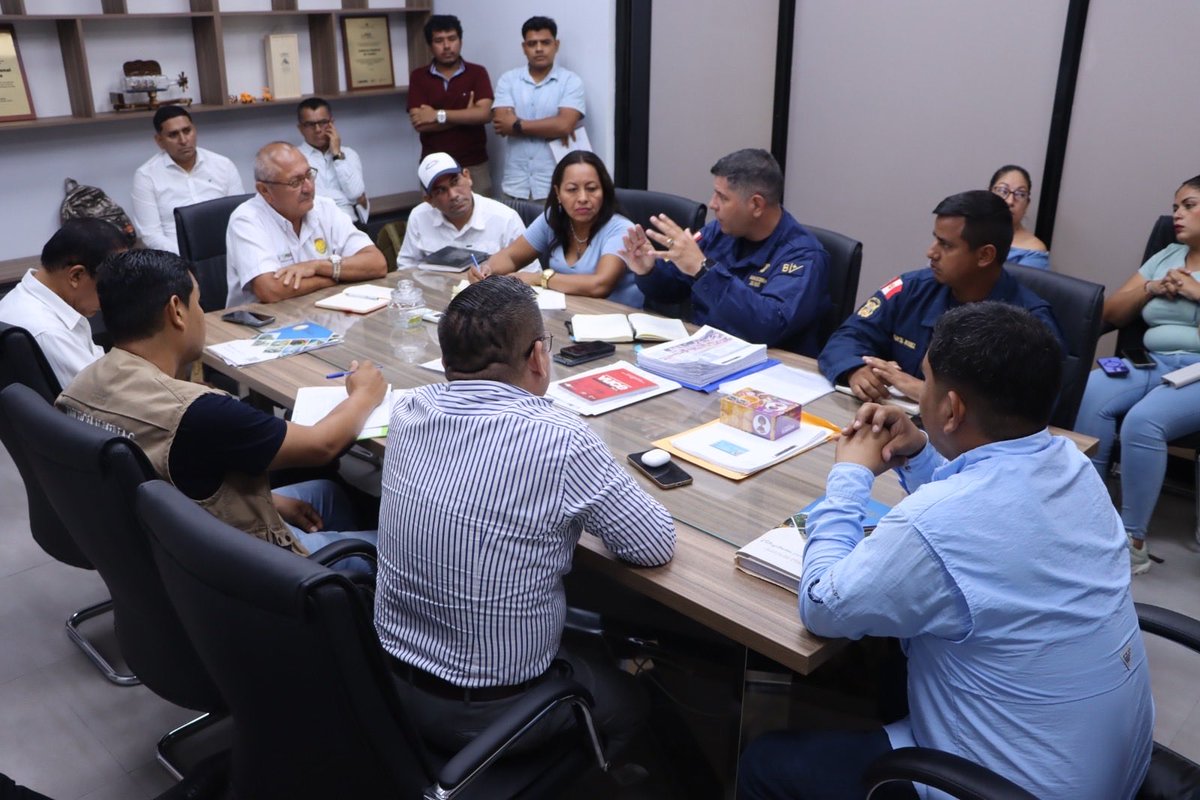 MGP_DICAPI's tweet photo. La Capitanía de Puerto de Zorritos, llevó a cabo una reunión de coordinación interinstitucional orientada a fortalecer la seguridad marítima y protección del sector marítimo.
https://t.co/BZrDeKN3HE https://t.co/1zvi7nrX37