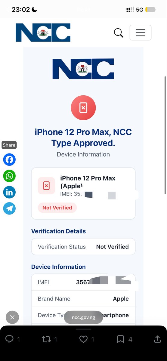No_Limit1500's tweet photo. @streetCTO @NgComCommission I’m having the exact same issue, is there any info on this yet? https://t.co/kRzh14CFq3