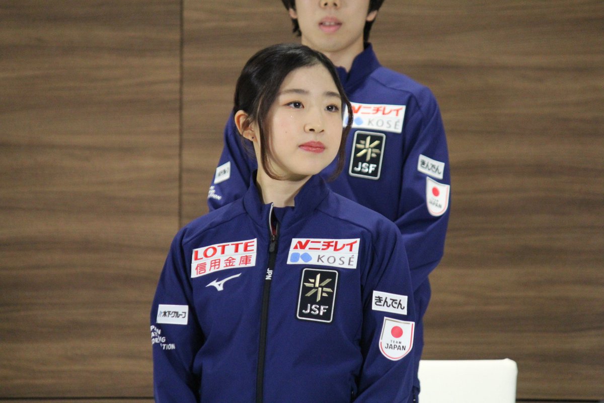 TheAnswerFigure's tweet photo. #フィギュアスケート 新シーズン開幕会見⛸️

【写真：編集部】

#中井亜美 #千葉百音 #島田麻央 #青木祐奈 https://t.co/IqQrOkx4J5