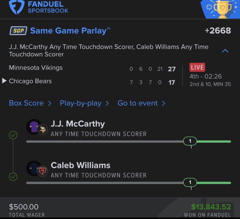BelieversPicks's tweet photo. MY VIP CASHED x2 🤑🤑🤑

https://t.co/YZmFxy7KTS https://t.co/3AA06KItQ6